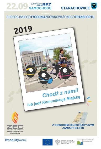 plakat 2019 dzien bez samochodu