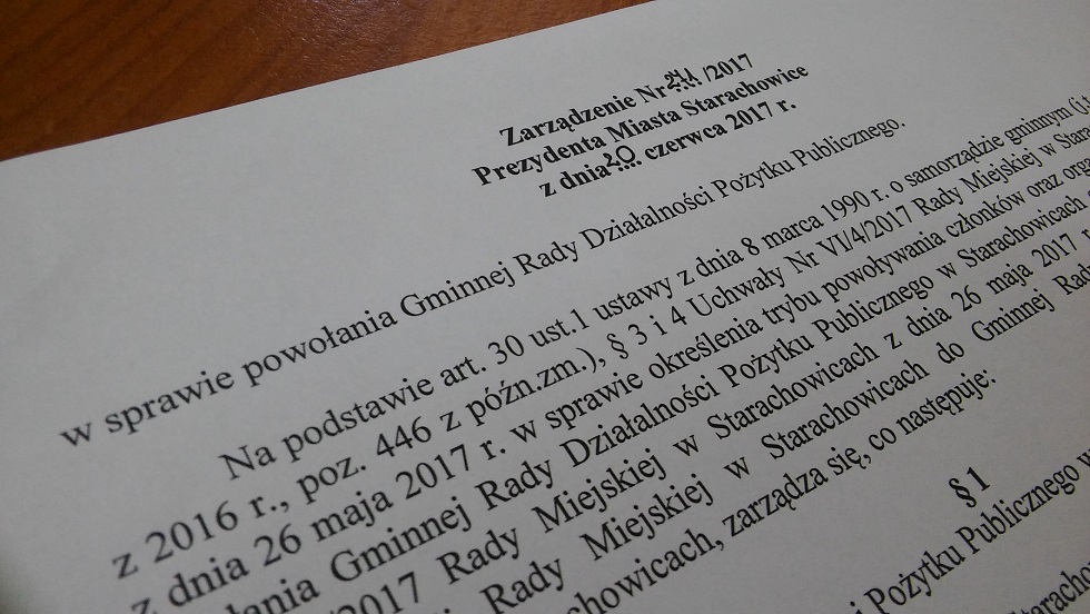 Gminna Rada Zarządzenie