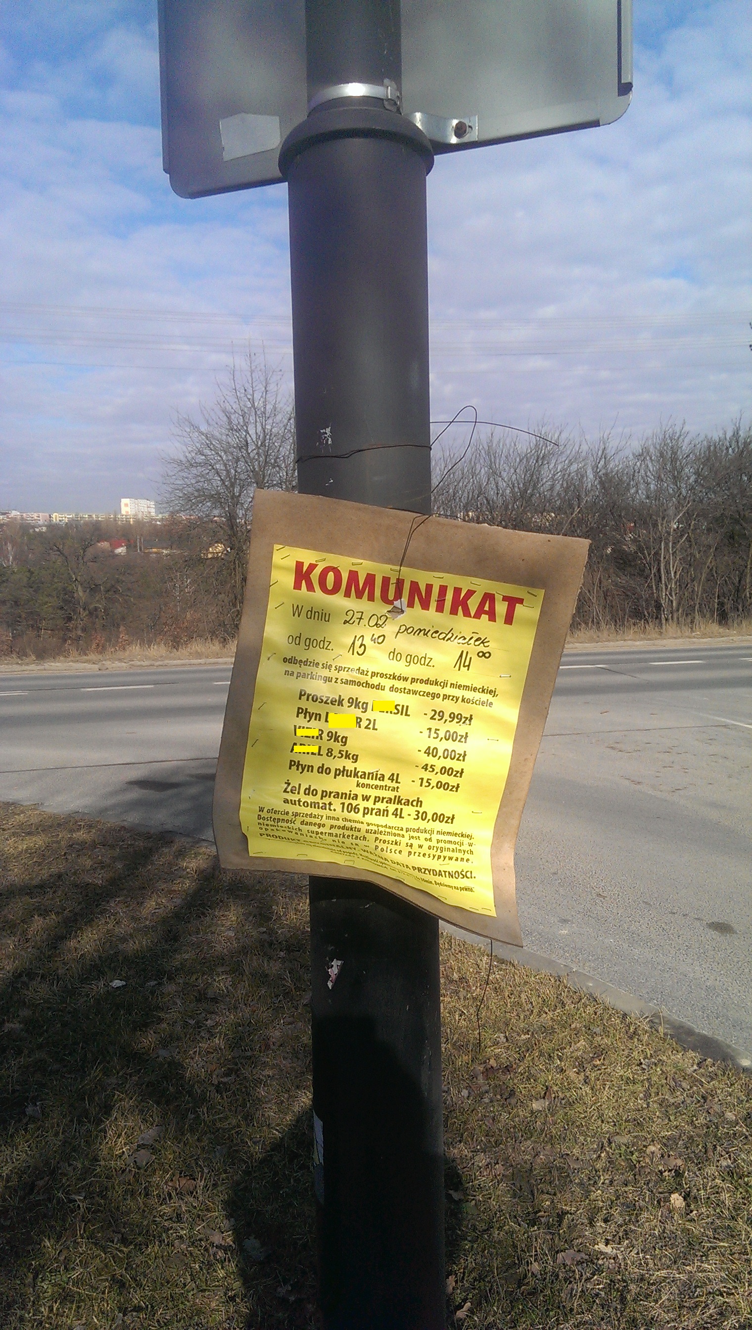 plakatowanie bez zgody